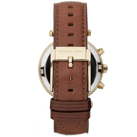 michael kors notched leather watch band|replacement Michael Kors Watch bands.